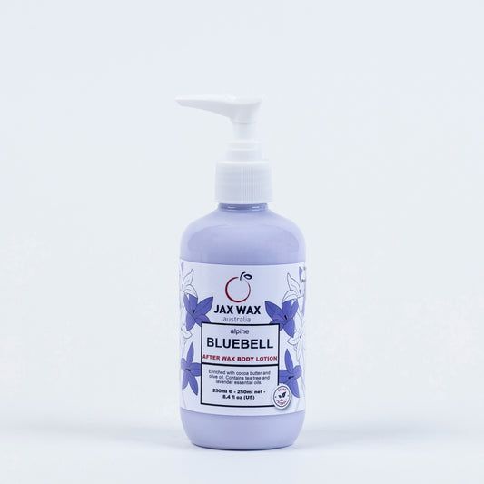 Jax Wax Alpine Bluebell after wax body lotion Pump 250ml