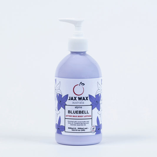 jax wax Alpine Bluebell After Wax Body Lotion Pump 500ml