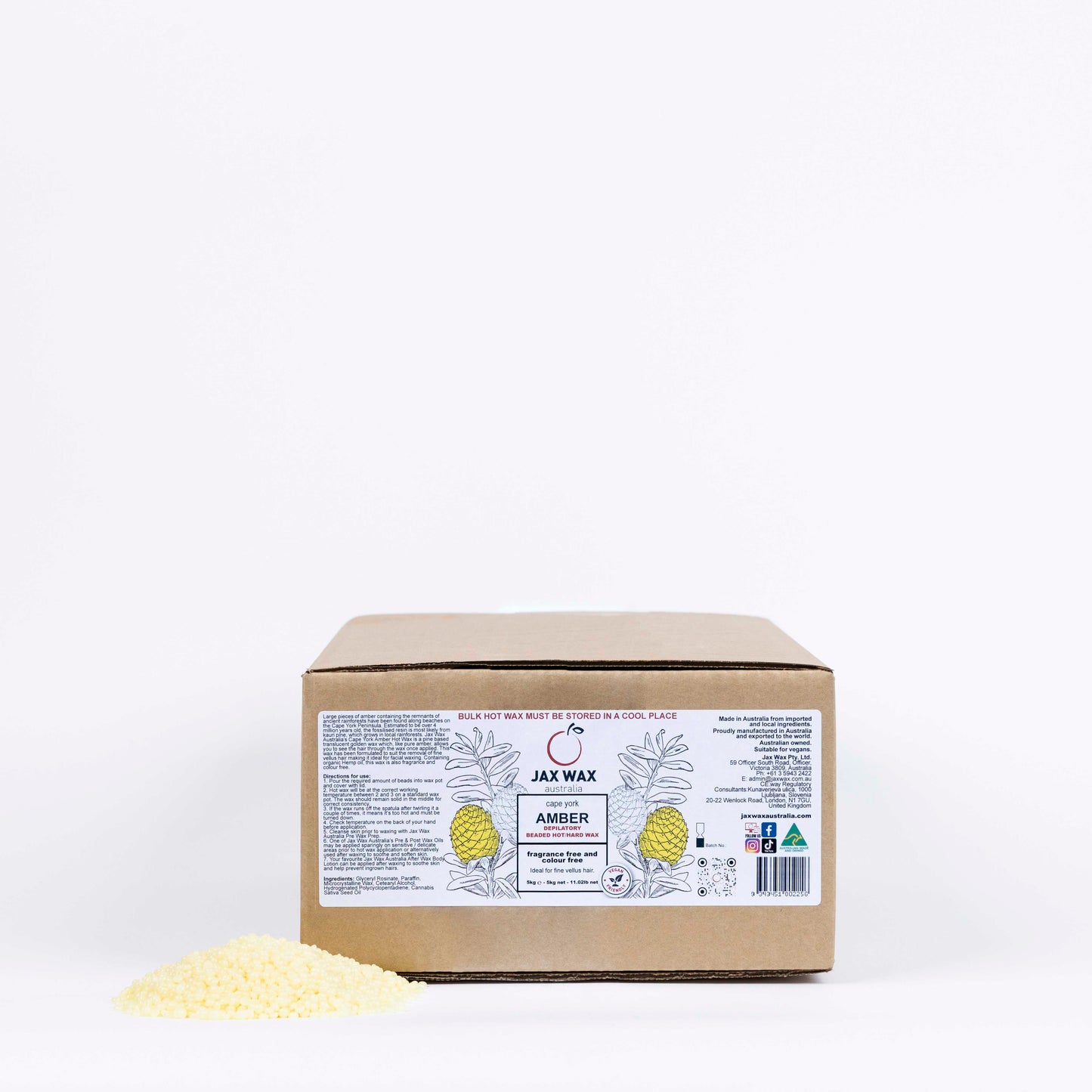 Jax Wax Cape York Beaded Hot/Hard wax 5kg