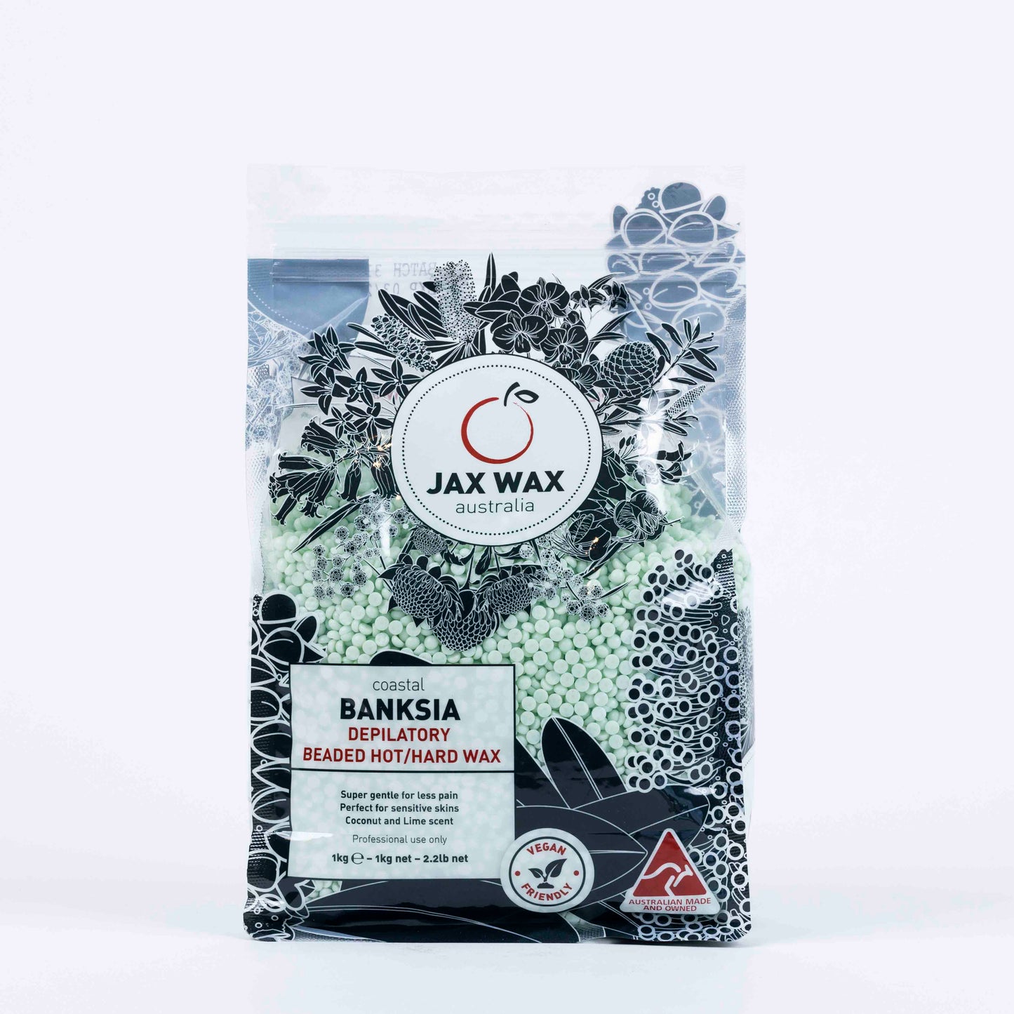 Jax Wax Coastal Banksia Beaded Hot/Hard Wax 1kg