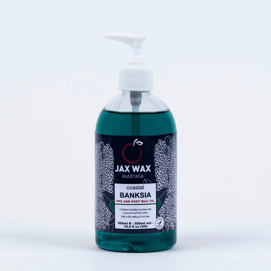 Jax wax Coastal Banksia Pre & Post Wax Oil Pump 500ml