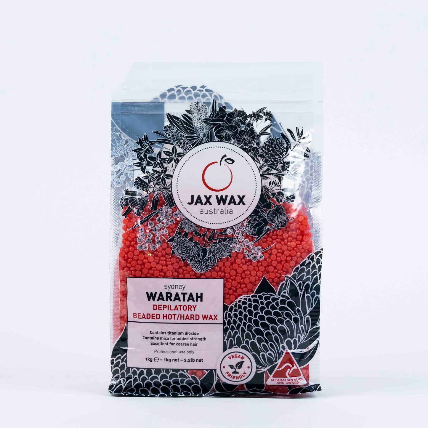 jax wax Sydney Waratah Beaded hot/hard wax 1kg