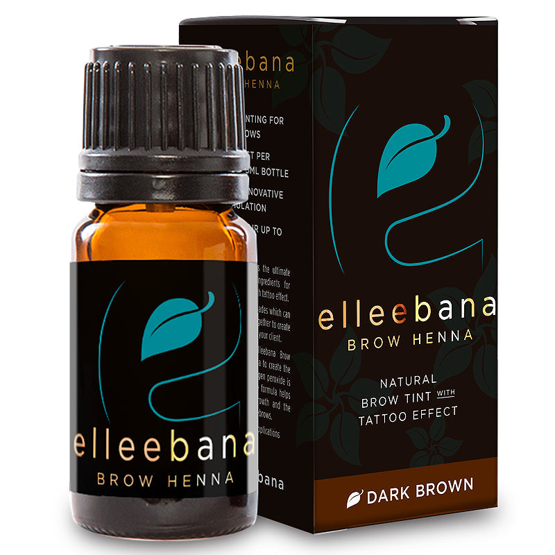 Elleebana Henna Brow Tint Dark Brown 10gm