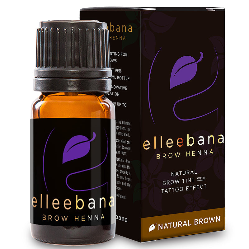 Elleebana Henna Brow Tint Natural Brown 10gm