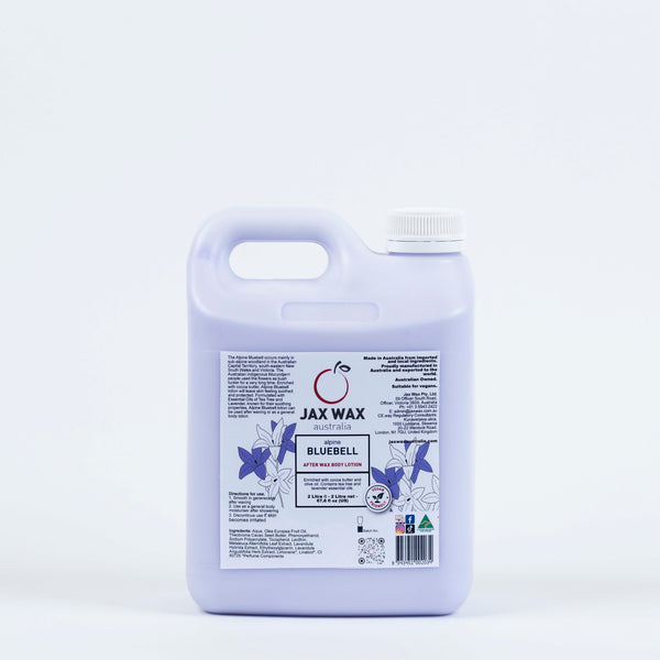 jax wax Alpine Bluebell After Wax Body Lotion Pump 2L