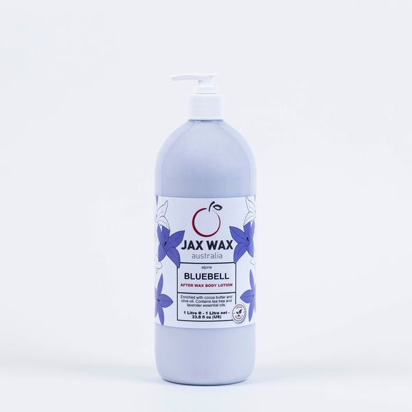 jax wax Alpine Bluebell After Wax Body Lotion Pump 1L