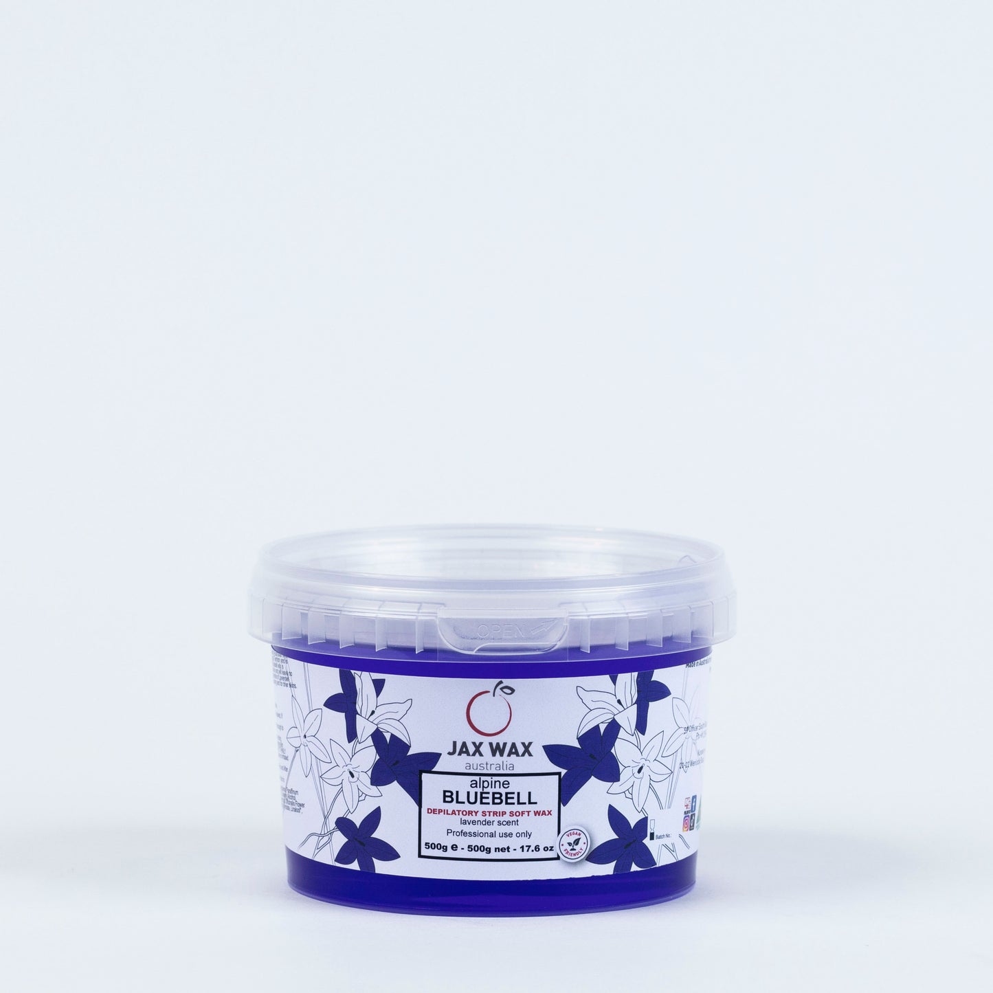 Jax Wax Alpine Bluebell Strip Wax 500g