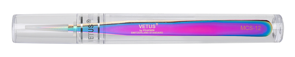 (I shape). VETUS. MCS12. TWEEZERS. EYELASH EXTENSION TWEEZERS FOR LASH EXTENSION 