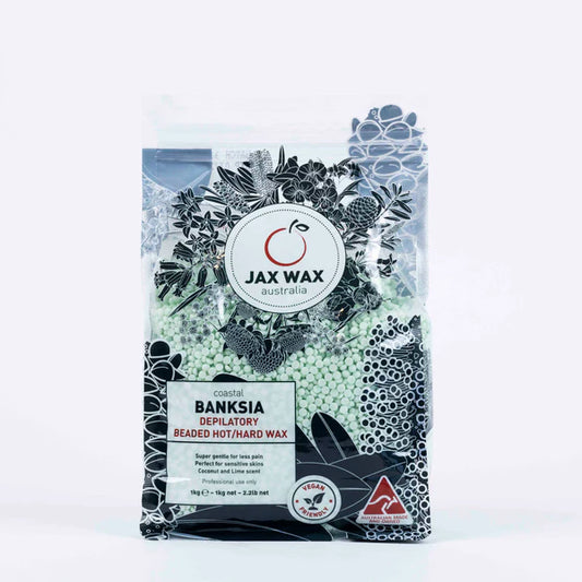 Jax Wax Coastal Banskia Hot/Hard Wax 1kg Bag x6