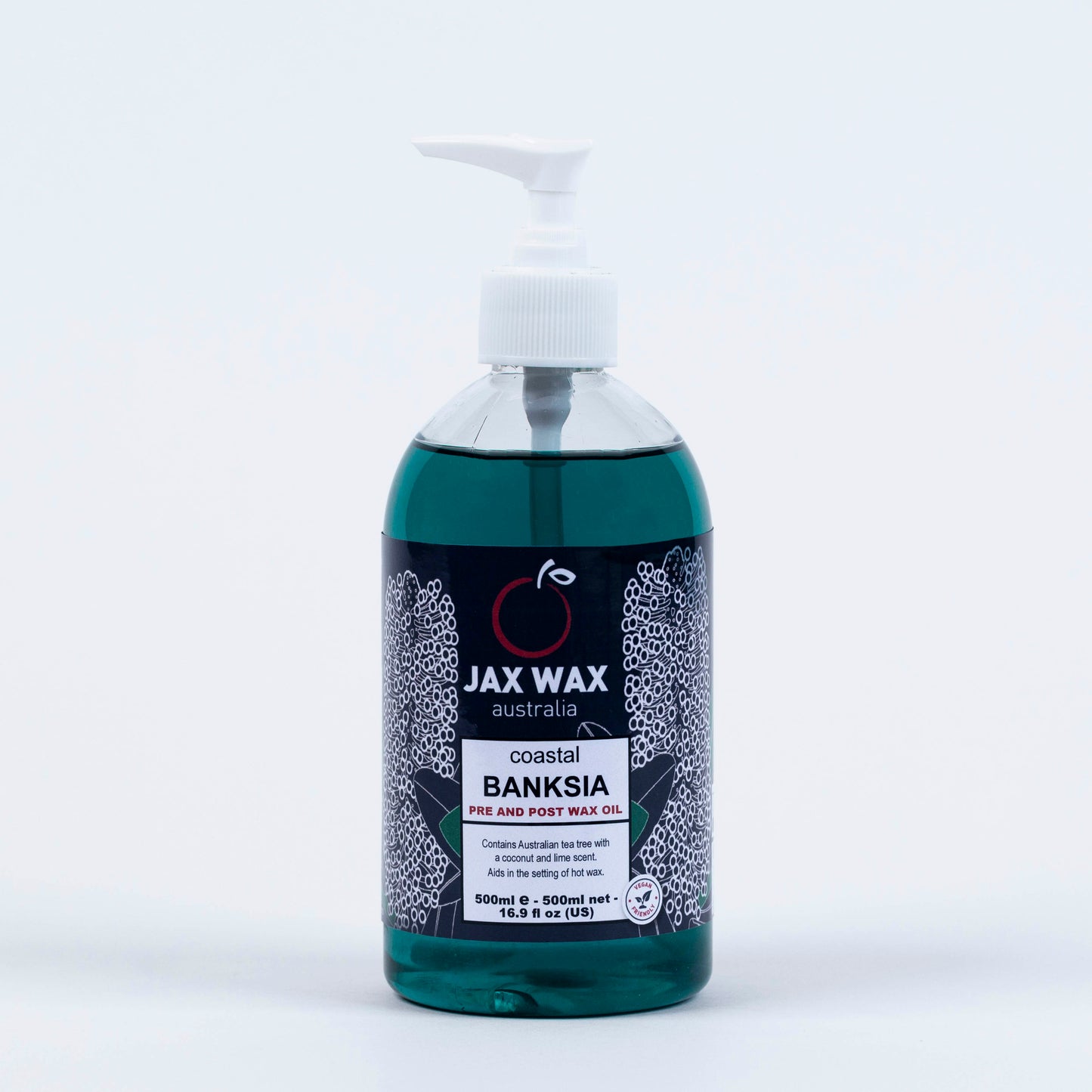 Jax wax Coastal Banksia Pre & Post Wax Oil Pump 500ml