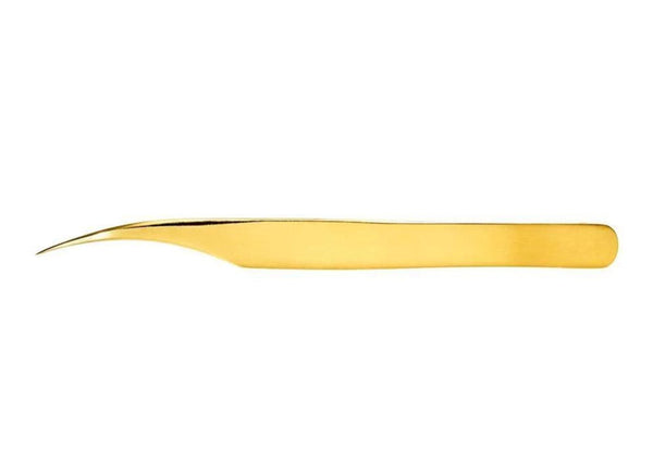 Vetus Gold Lash Tweezers MCS-18 C Shape