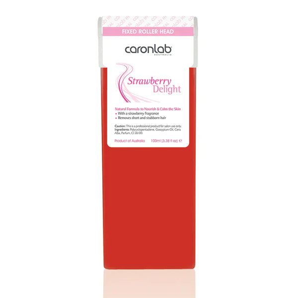 Caronlab Strawberry Delight Strip Wax Cartridge Fixed Head (100ml)